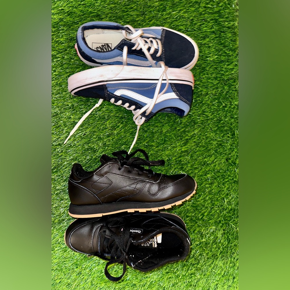 Kids Shoe Bundle - Vans/Reebock Classics - Sz:3